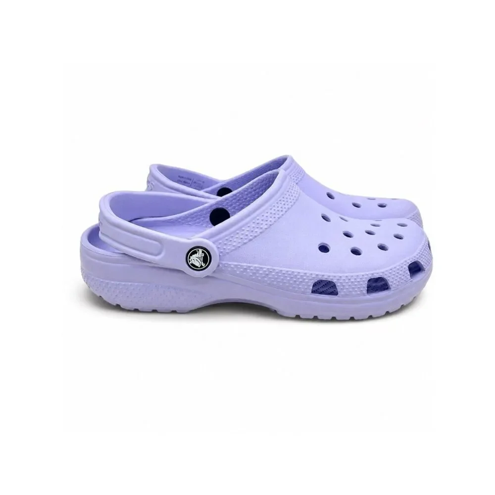 Crocs Classic Clog Kids Youth J6 Mystic Purple Slip On Shoes Women’s 8